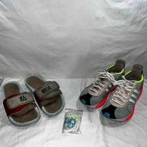 Adidas Human Made x NIGO Friendship Pack Green Tint Shoe and Sandal sZ 11.5/12